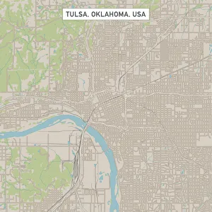 Tulsa Oklahoma US City Street Map Tulsa Oklahoma US City Street Map