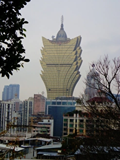 View on Macau with Grand Lisboa View on Macau with Grand Lisboa