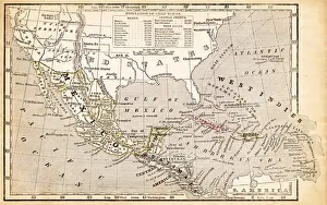 West Indies map 1855 West Indies map 1855