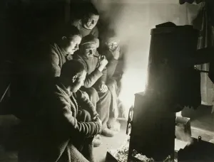 Round the Night Watchmans fire Round the Night Watchmans fire