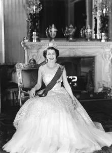 Portrait of Her Majesty Queen Elizabeth II Buckingham Palace 1953 Portrait of Her Majesty Queen Elizabeth II Buckingham Palace 1953