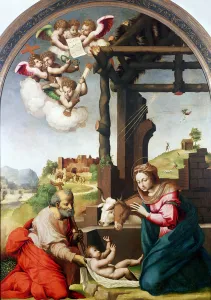 Adoration of the Holy Child (oil on panel) Adoration of the Holy Child (oil on panel)