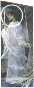 Angel with a Candle, 1887 (w/c, pencil & varnish on paper) Angel with a Candle, 1887 (w/c, pencil & varnish on paper)