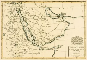 Arabia, the Persian Gulf and the Red Sea, with Egypt, Nubia and Abyssinia, from 'Atlas Arabia, the Persian Gulf and the Red Sea, with Egypt, Nubia and Abyssinia, from 'Atlas