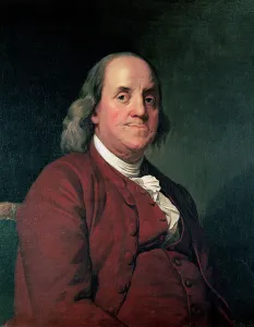 Benjamin Franklin, 1782 (oil on canvas) Benjamin Franklin, 1782 (oil on canvas)