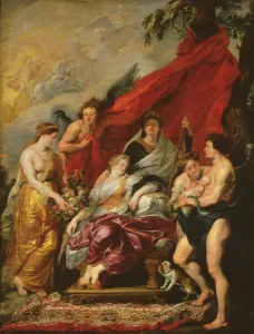 The Birth of Louis XIII (1601-43) at Fontainebleau, 27th September 1601, from the Medici Cycle The Birth of Louis XIII (1601-43) at Fontainebleau, 27th September 1601, from the Medici Cycle
