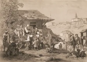 Bulgarians near Varna, printed by Lemercier, Paris (litho) Bulgarians near Varna, printed by Lemercier, Paris (litho)