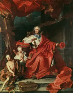Cardinal de Bouillon (1643-1715) Opening the 'Holy Door', 1708 (oil on canvas) Cardinal de Bouillon (1643-1715) Opening the 'Holy Door', 1708 (oil on canvas)