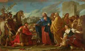 The Centurion Kneeling at the Feet of Christ or, Jesus Healing the Son of an Officer The Centurion Kneeling at the Feet of Christ or, Jesus Healing the Son of an Officer