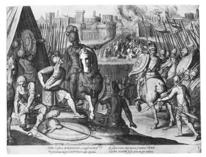 Charles III, Duke of Bourbon at the Sack of Rome in 1527 (engraving) Charles III, Duke of Bourbon at the Sack of Rome in 1527 (engraving)