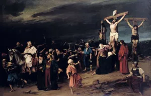 Christ on the Cross, 1884 (oil on canvas) Christ on the Cross, 1884 (oil on canvas)