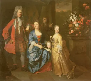 Colonel Andrew Bissett and his family, 1708 Colonel Andrew Bissett and his family, 1708