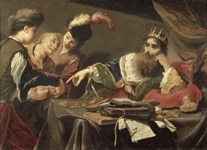 Croesus Receiving a Tribute from a Lydian Peasant, 1629 (oil on canvas) Croesus Receiving a Tribute from a Lydian Peasant, 1629 (oil on canvas)