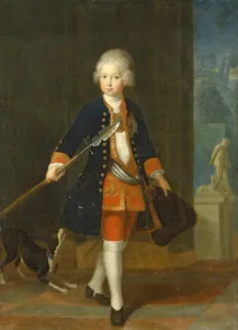 The Crown Prince Frederick II in his Corps de Cadets (uniform of the Kings Regiment) The Crown Prince Frederick II in his Corps de Cadets (uniform of the Kings Regiment)