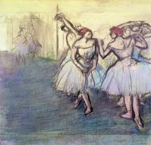 The Dancers (pastel on paper) The Dancers (pastel on paper)
