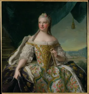 Dauphine Marie-Josephe de Saxe (1731-67) 1751 (oil on canvas) Dauphine Marie-Josephe de Saxe (1731-67) 1751 (oil on canvas)