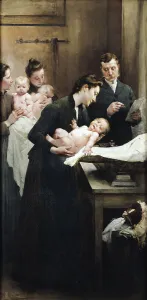 The Drop of Milk in Belleville: Doctor Variot's Surgery, The Weighing Session The Drop of Milk in Belleville: Doctor Variot's Surgery, The Weighing Session