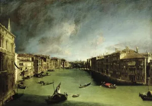 The Grand Canal, View of the Palazzo Balbi towards the Rialto Bridge, 1724 (oil The Grand Canal, View of the Palazzo Balbi towards the Rialto Bridge, 1724 (oil