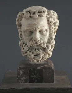 Head of a Bearded Man, 1312-14 (marble) Head of a Bearded Man, 1312-14 (marble)
