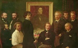 Homage to Delacroix, 1864 (oil on canvas) Homage to Delacroix, 1864 (oil on canvas)