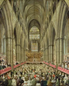 An Interior View of Westminster Abbey on the Commemoration of Handel's Centenary An Interior View of Westminster Abbey on the Commemoration of Handel's Centenary