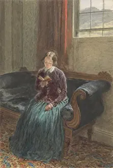 A Lady Reading, called Mrs William Hunt, c.1835 (gouache & w/c over graphite on paper) A Lady Reading, called Mrs William Hunt, c.1835 (gouache & w/c over graphite on paper)