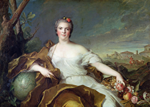 Louise-Elisabeth de France, as the element of Earth. 1750-1 (oil on canvas) Louise-Elisabeth de France, as the element of Earth. 1750-1 (oil on canvas)