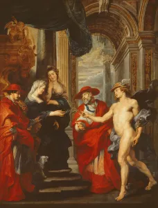 The Medici Cycle: The Treaty of Angouleme 30 April 1619, 1621-5 (oil on canvas) The Medici Cycle: The Treaty of Angouleme 30 April 1619, 1621-5 (oil on canvas)