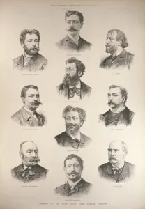 Opening of the Paris Salon: Some French Painters, from 'The Illustrated London News' Opening of the Paris Salon: Some French Painters, from 'The Illustrated London News'