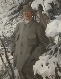 The painter Bruno Liljefors, 1906 (oil on canvas) The painter Bruno Liljefors, 1906 (oil on canvas)