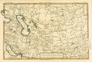 Persia, Georgia and Independent Tartary, from 'Atlas de Toutes les Parties Connues Persia, Georgia and Independent Tartary, from 'Atlas de Toutes les Parties Connues