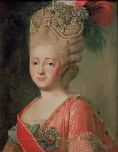 Portrait of Empress Maria Fyodorina (1759-1828), 1770s (oil on canvas) Portrait of Empress Maria Fyodorina (1759-1828), 1770s (oil on canvas)