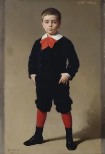 Portrait of Henri Achille, the artists son, 1881 (oil on canvas) Portrait of Henri Achille, the artists son, 1881 (oil on canvas)