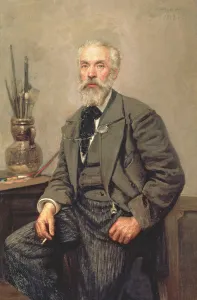 Portrait of Konstantin Apollonovich Savitsky (1844-1905), 1902 (oil on canvas) Portrait of Konstantin Apollonovich Savitsky (1844-1905), 1902 (oil on canvas)