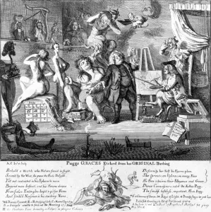 Puggs Graces etched from his original drawings, 1753 (etching) Puggs Graces etched from his original drawings, 1753 (etching)