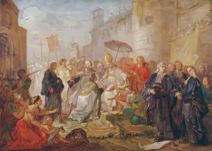 The Solemn Entry of Monseigneur Nicolas-Joseph de Paris as Bishop of Orleans in 734 The Solemn Entry of Monseigneur Nicolas-Joseph de Paris as Bishop of Orleans in 734