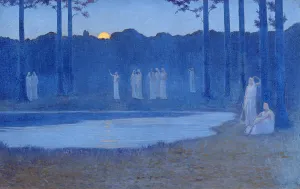 The Songs of the Night, 1896 (oil on canvas) The Songs of the Night, 1896 (oil on canvas)