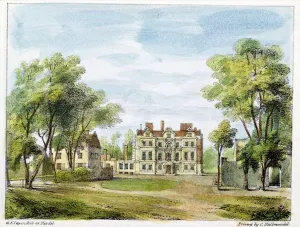 South Front, Old Palace, Kew Gardens, plate 2 from 'Kew Gardens: A Series of South Front, Old Palace, Kew Gardens, plate 2 from 'Kew Gardens: A Series of
