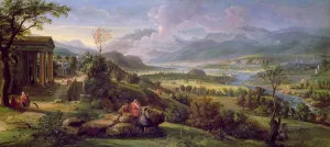 Tiber Valley (oil on panel) Tiber Valley (oil on panel)
