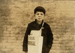 Tony Casale known as 'Bologna' aged 11, selling papers for 4 years, bitten Tony Casale known as 'Bologna' aged 11, selling papers for 4 years, bitten