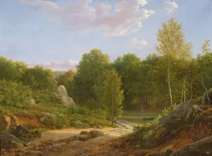 View of Fontainebleau Forest, 1829 (oil on canvas) View of Fontainebleau Forest, 1829 (oil on canvas)