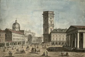 View of Nevsky Prospekt, St. Petersburg, 1810 (w/c on paper) View of Nevsky Prospekt, St. Petersburg, 1810 (w/c on paper)