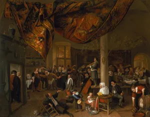A Village Wedding Feast with Revellers and a dancing Party, 1671 A Village Wedding Feast with Revellers and a dancing Party, 1671