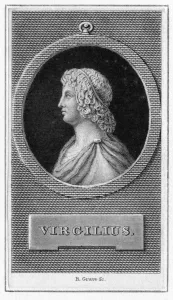 Virgilius, frontispiece from 'Publius Virgilius Maro' published 1821 (engraving) Virgilius, frontispiece from 'Publius Virgilius Maro' published 1821 (engraving)