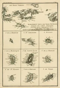 The Virgin Islands, from 'Atlas de Toutes les Parties Connues du Globe Terrestre' The Virgin Islands, from 'Atlas de Toutes les Parties Connues du Globe Terrestre'