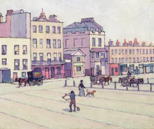 The Weigh House, Cumberland Market, c.1914 (oil on canvas) The Weigh House, Cumberland Market, c.1914 (oil on canvas)