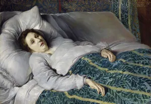 Young Woman on her Death Bed, 1621 (oil on canvas) Young Woman on her Death Bed, 1621 (oil on canvas)