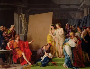 Zeuxis Choosing Models from the Beautiful Women of Croton, 1789 (oil on canvas) Zeuxis Choosing Models from the Beautiful Women of Croton, 1789 (oil on canvas)