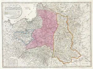 1794, Laurie and Whittle Map of Poland and Lithuania after Second Partition, 1794 - 1812 1794, Laurie and Whittle Map of Poland and Lithuania after Second Partition, 1794 - 1812