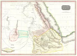 1818, Pinkerton Map of Abyssinia, Ethiopia , Sudan and Nubia, John Pinkerton, 1758 – 1826 1818, Pinkerton Map of Abyssinia, Ethiopia , Sudan and Nubia, John Pinkerton, 1758 – 1826